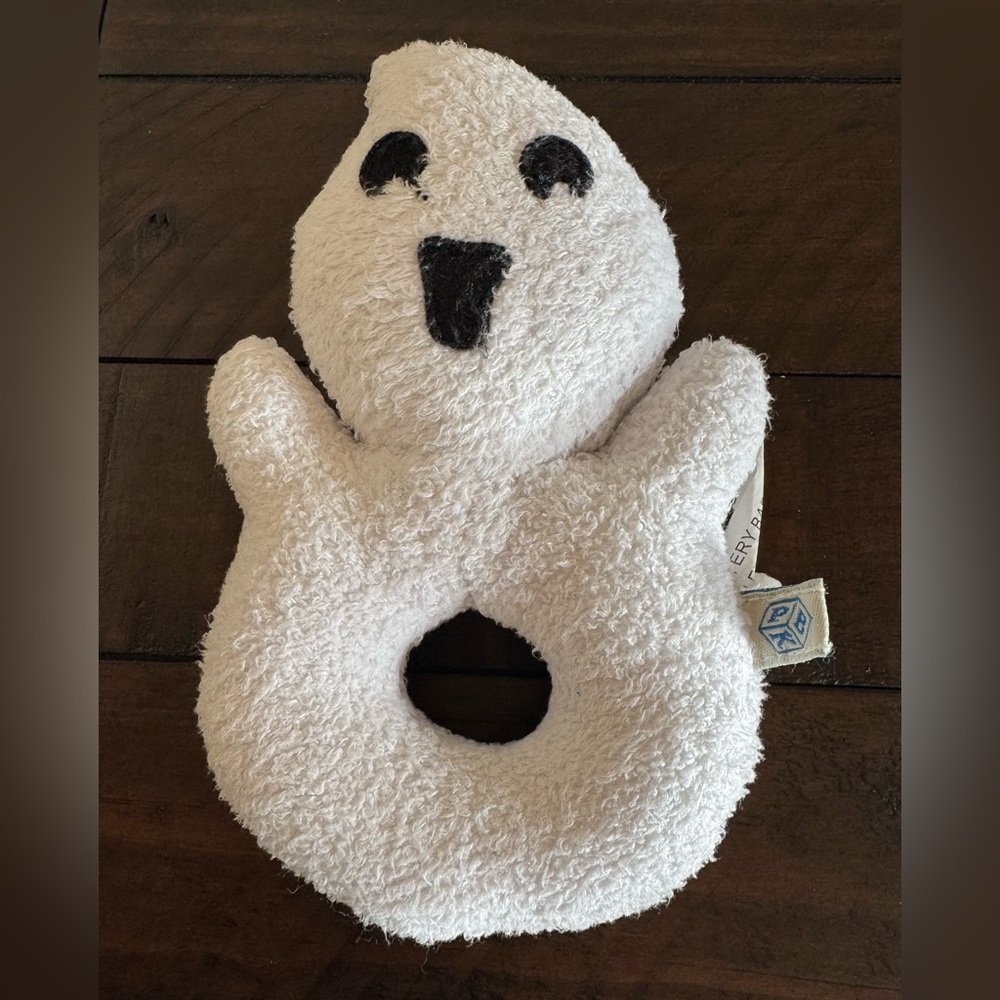 👻 Pottery Barn Kids Ghost Rattle